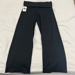 Vuori Granite Foldover Straight Leg Pants Black Heather XL NWT